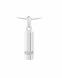 Ash pendant 925 silver 'Rectangular tube' (zirconia)