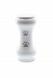 Pet urn with paw prints white