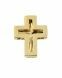 14 carat yellow gold memorial pendant 'Open cross'