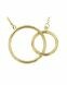 Symbol necklace 'Togetherness' 14ct yellow gold