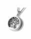 Ash pendant 925 silver 'Tree of life'