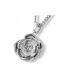 Ash pendant 925 silver 'Rose'