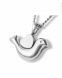 Ash pendant 925 silver 'Peace pigeon'