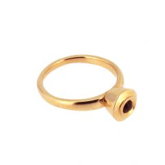 Ash ring yellow gold 14 karat