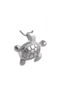 Stainless steel ashes pendant 'Turtle'