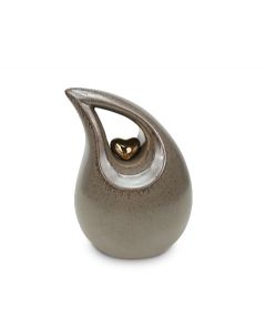 Ceramic keepsake urn 'Heart'