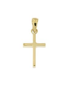 14 carat yellow gold memorial pendant 'Cross'