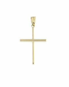 Memorial pendant 'Cross' 14 carat yellow gold