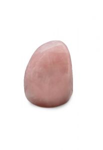 Rose Quartz Precious Stone standing keepsake urn